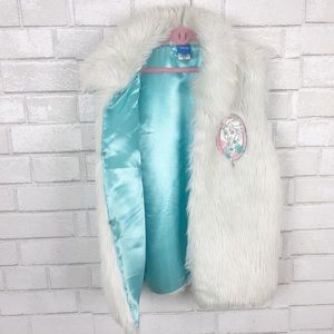 Girls Disney's Frozen Faux Fur Vest. Size XL